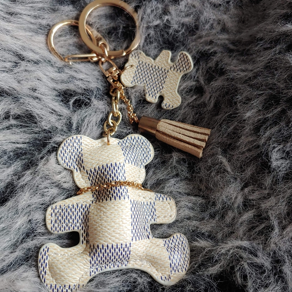 Printed Damier Keychain/Bagtag - Picture 2 of 2